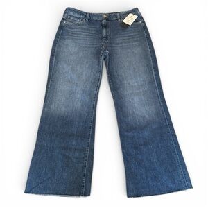 NWT Mavi Victoria High-Rise Wide Leg Jeans in Deep “Organic” Blue W33 L30